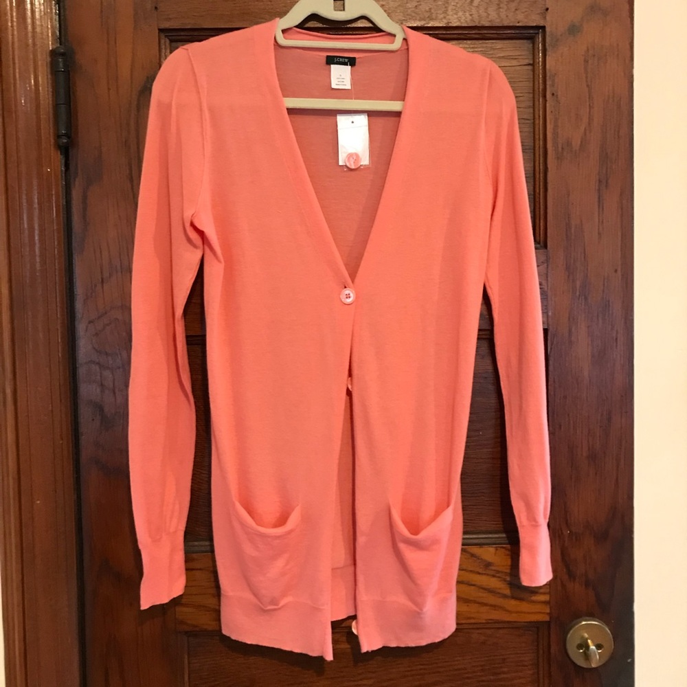 JCREW 100% Cotton Long Sweater